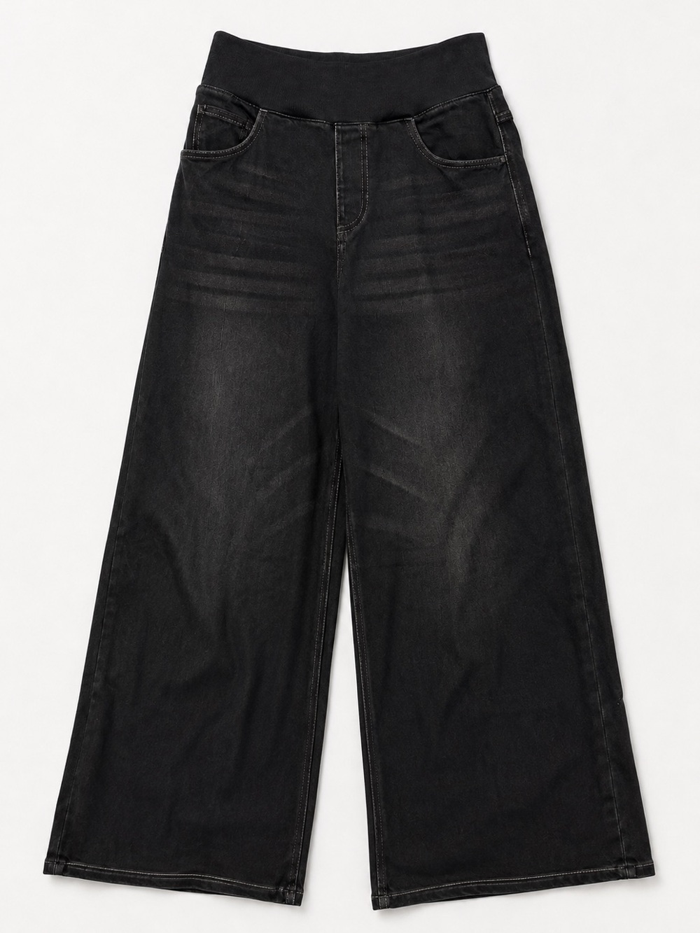 Halara High Waisted Wide Leg Stretch Jeans| Small TALL